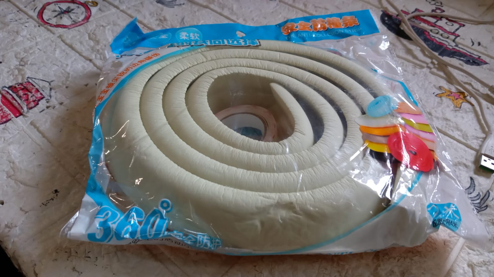 7557 Corner Proofing Edge Protector Safe Corner Cushion for Table, Baby Safety Bumper Guard,Furniture, Bed, Soft Rubber Corner Protectors for Kids (2 Mtr) 7557 Corner Proofing Edge Protector Safe Corner Cushion for Table, Baby Safety Bumper Guard,Furniture, Bed, Soft Rubber Corner Protectors for Kids (2 Mtr)